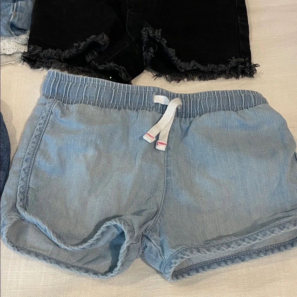Cat & Jack Kids Shorts Set - Black, medium and Light Blue 2T
